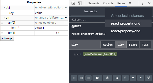 store multipli in redux-devtools-extension